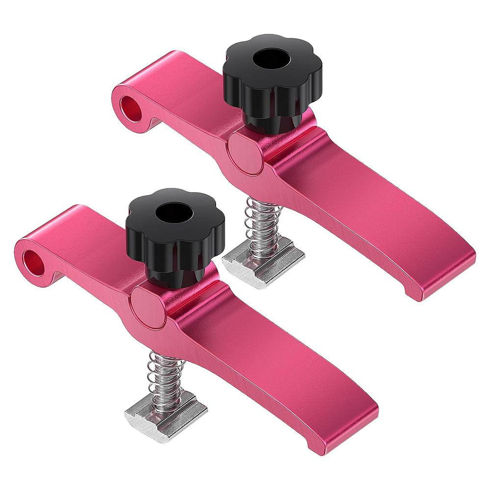 2PCS T-Track Hold Down Clamp for M6 T-slot Nut 15 x 16mm(0.6 x 0.6'') 100mm-Length